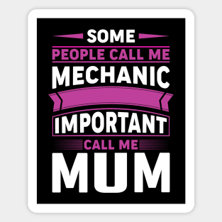 Mechanic Mum Magnet